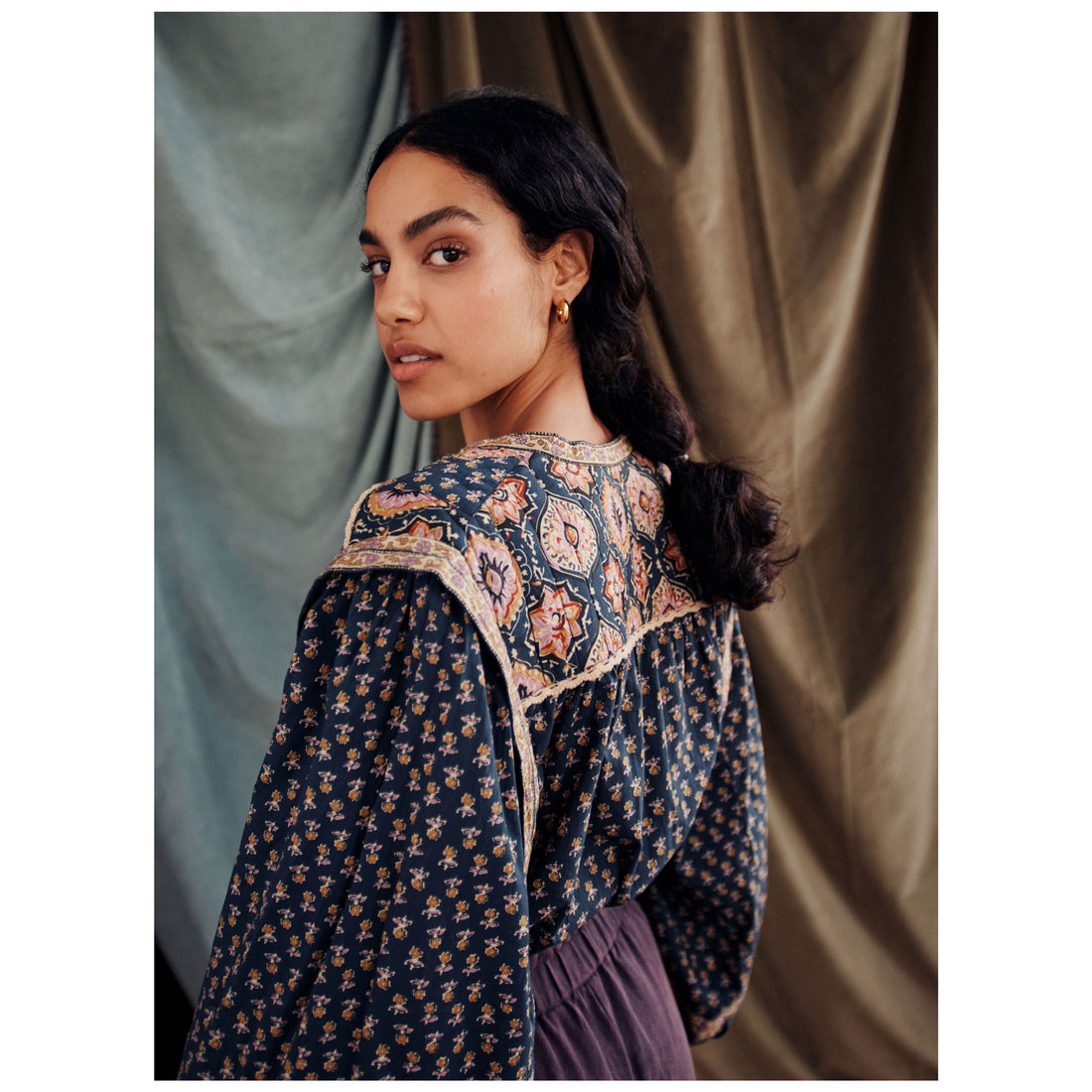 Louise Misha Midnight Granada Meadow Jane Shirt
