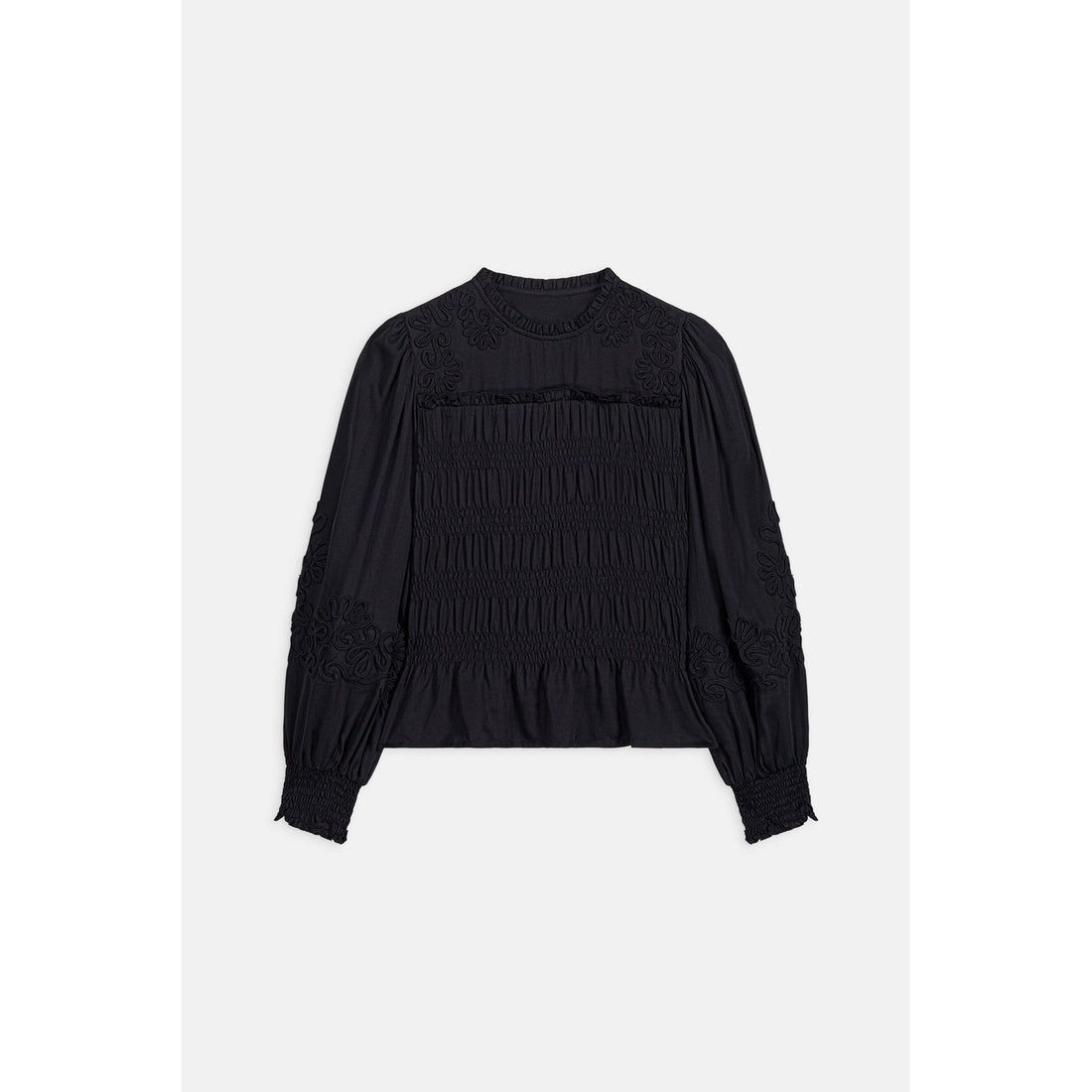 Louise Misha Black Haydee Blouse