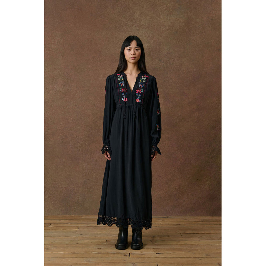 Louise Misha Black Bellina Dress