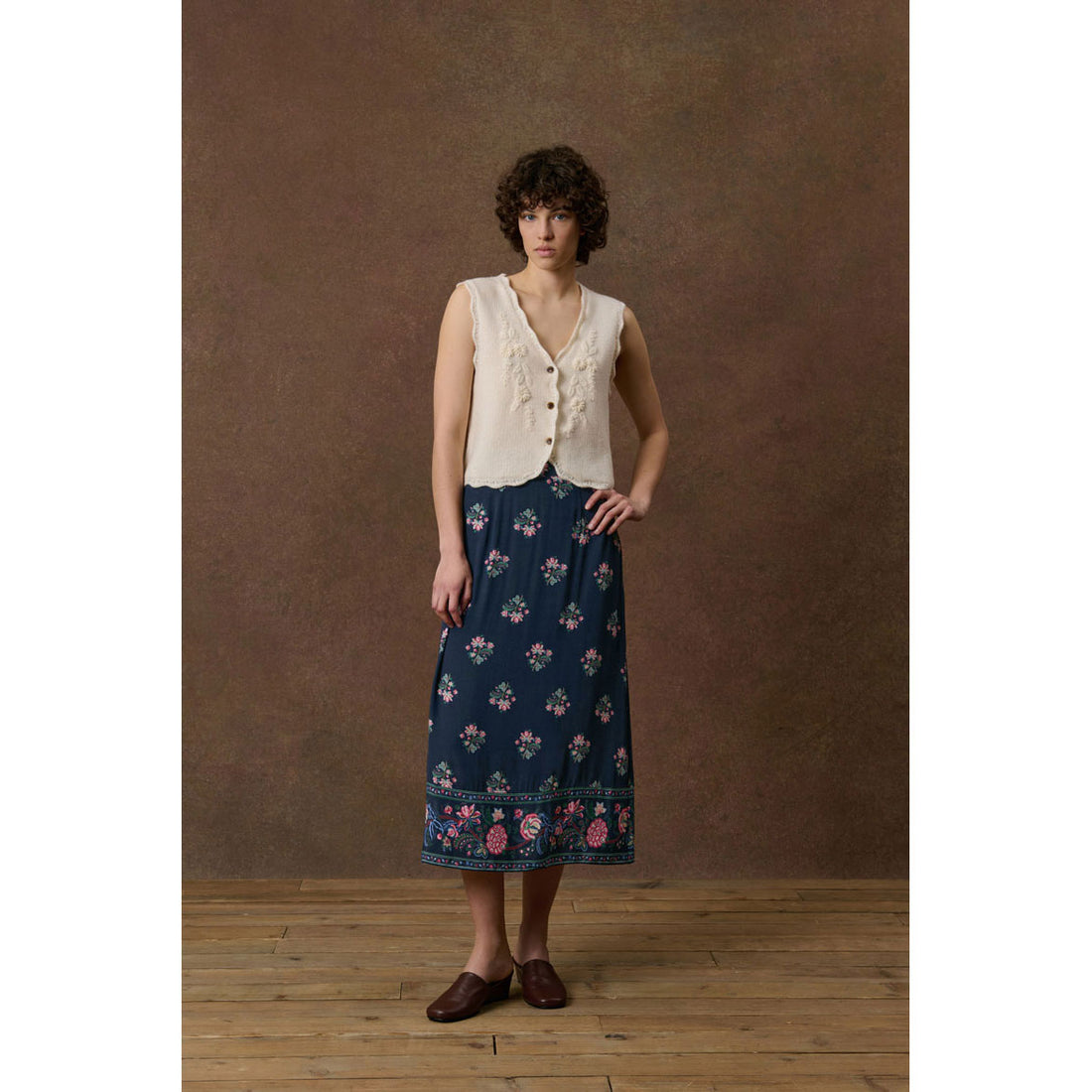 Louise Misha Midnight Primrose Isa Skirt