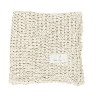 Bebe Organic Natural  Bebe Waffle Blanket