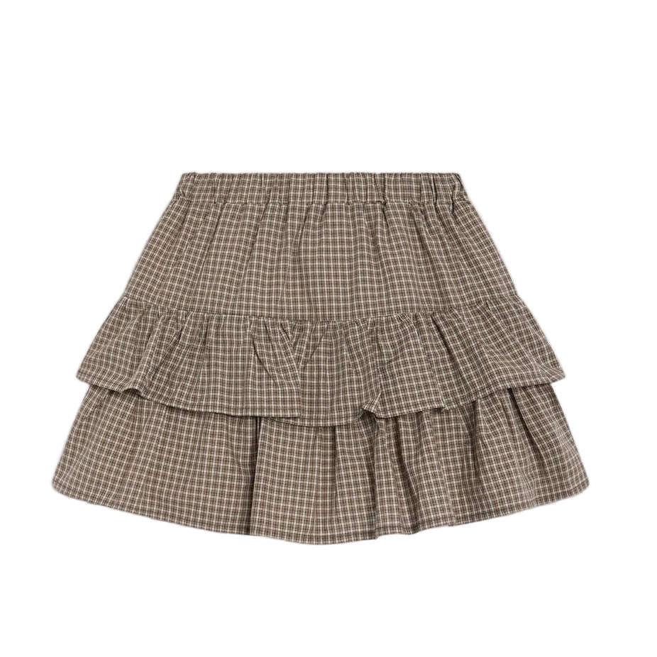 The New Society Wander Check Skirt