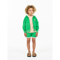 Wander and Wonder  Lime Terry Gym Shorts
