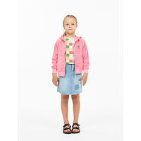 Wander and Wonder  Denim Patchwork Skirt