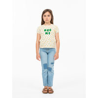 Wander and Wonder  Yellow Buds Puff Sleeve Top