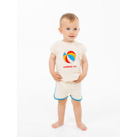 Wander and Wonder  Ecru Baby Tank Set