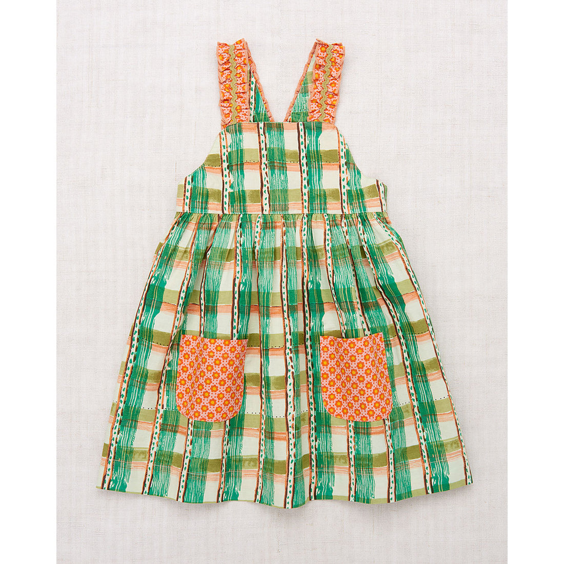 Misha and Puff Mojave Watercolor Plaid Willa Dress
