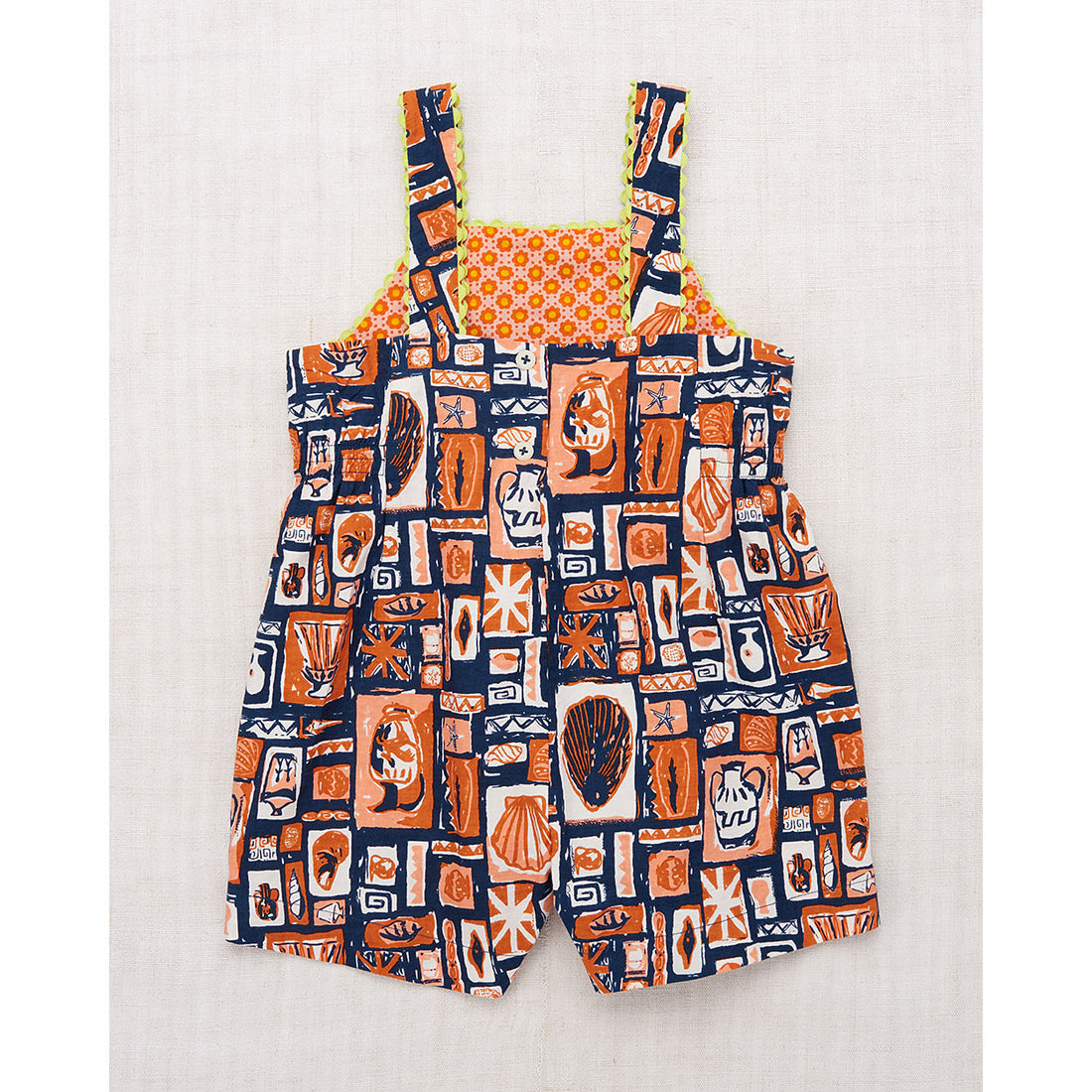 Misha and Puff Marine Blue Collection Celeste Romper