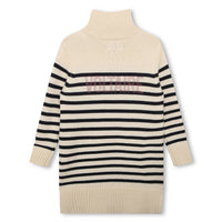 Zadig and Voltaire Ivory Striped Sweater Dress