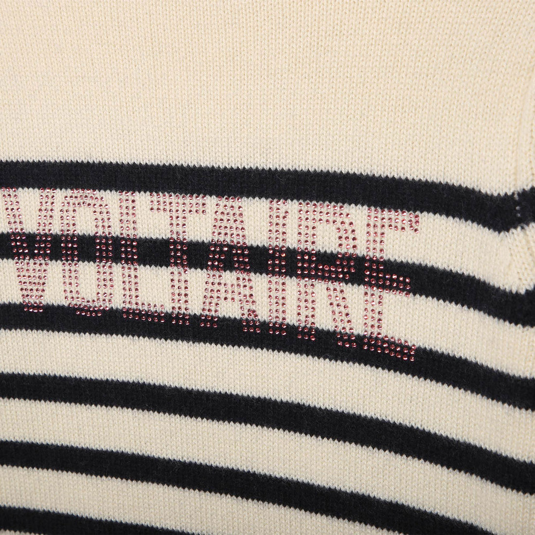 Zadig and Voltaire Ivory Striped Sweater Dress