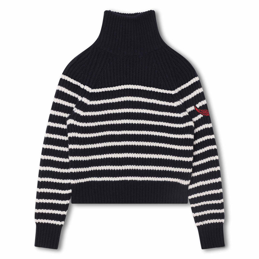 Zadig and Voltaire Navy High Neck Sweater