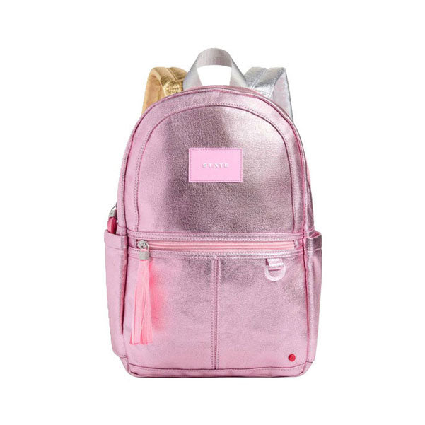 State Bags Pink/Silver Kane Mini Backpack