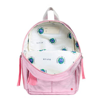 State Bags Pink/Silver Kane Mini Backpack