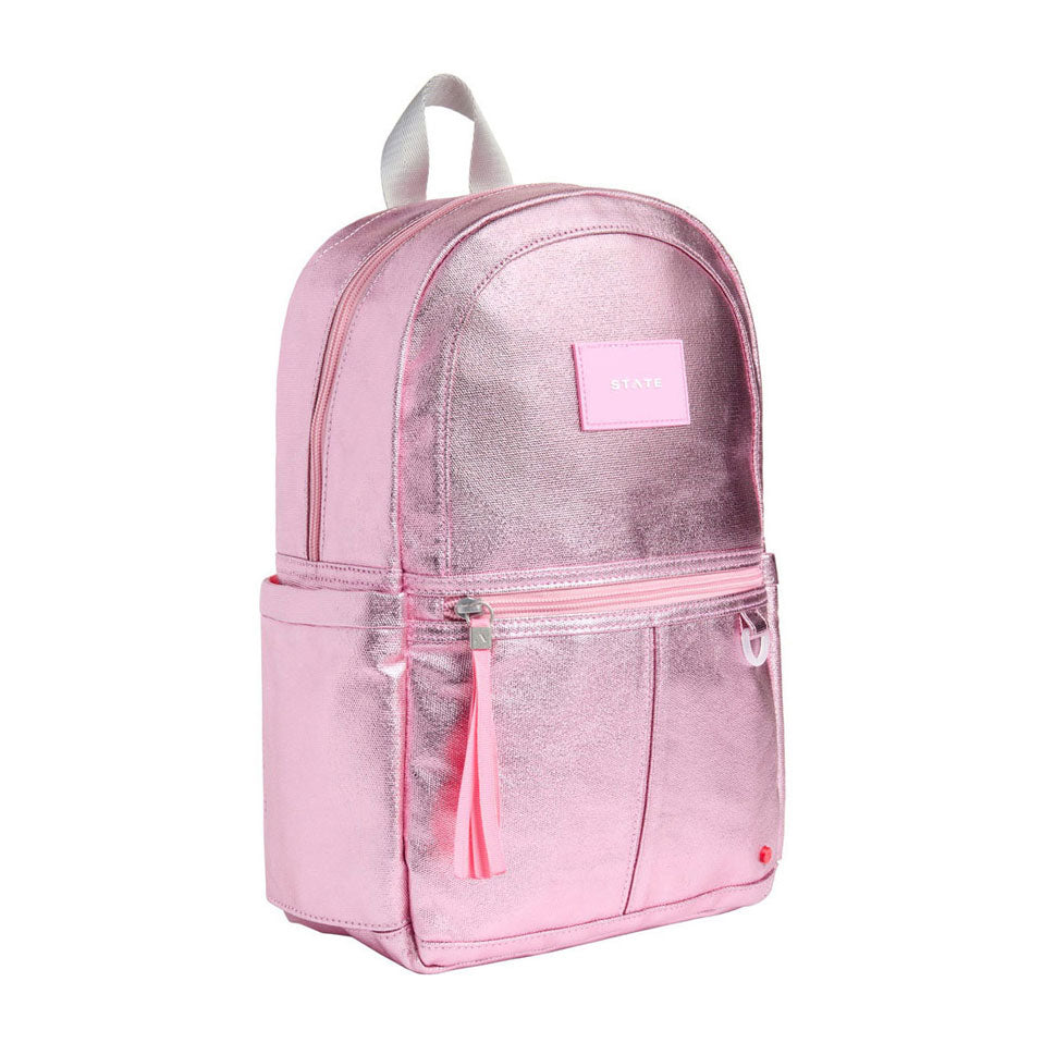State Bags Pink/Silver Kane Mini Backpack