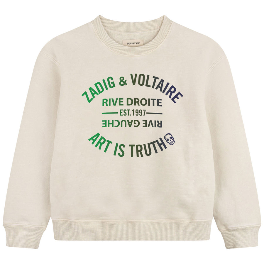Zadig and Voltaire Off White Sweatshirt