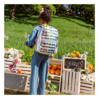 State Bags Blue Quilted Sequin Kane Backpack