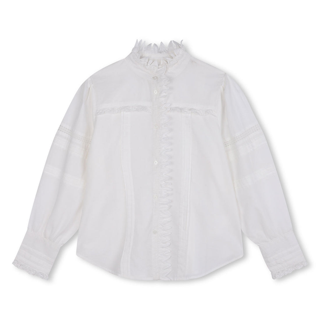 Zadig and Voltaire White Lace Blouse