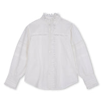 Zadig and Voltaire White Lace Blouse