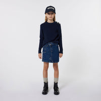 Zadig and Voltaire Double Stone Brush Denim Skirt