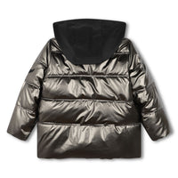 Zadig and Voltaire Metallic Taupe Puffer Jacket