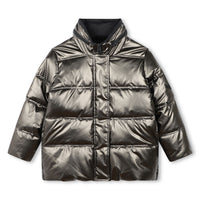 Zadig and Voltaire Metallic Taupe Puffer Jacket