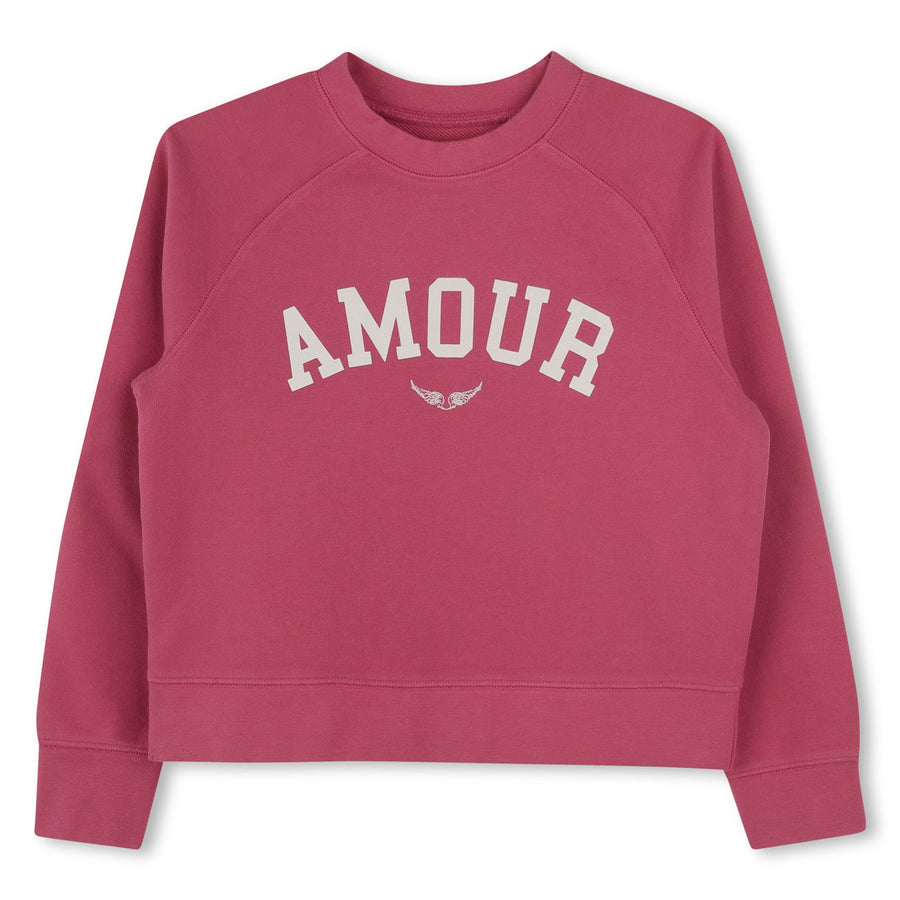 Zadig and Voltaire Rasberry Rock N Roll Sweatshirt