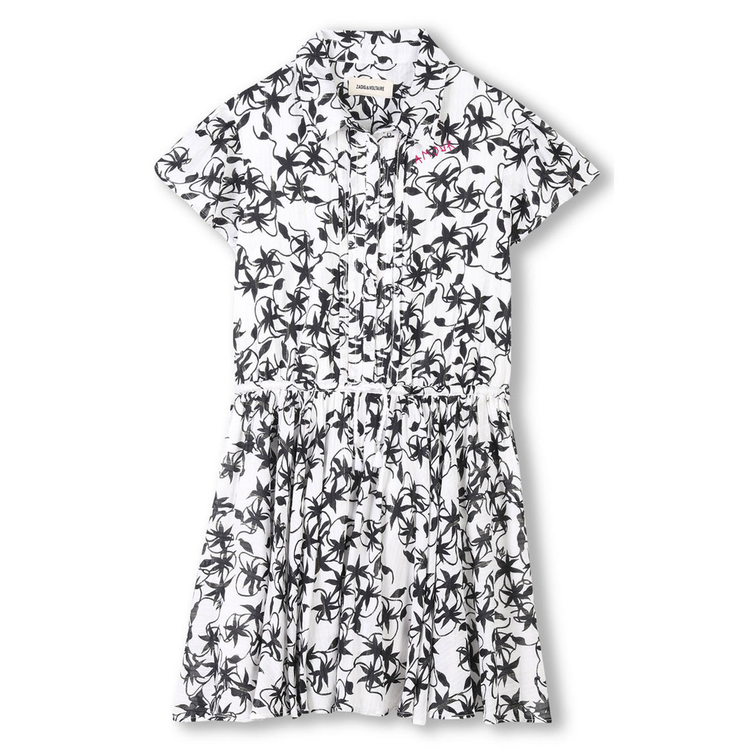 Zadig and Voltaire White Printed Dress