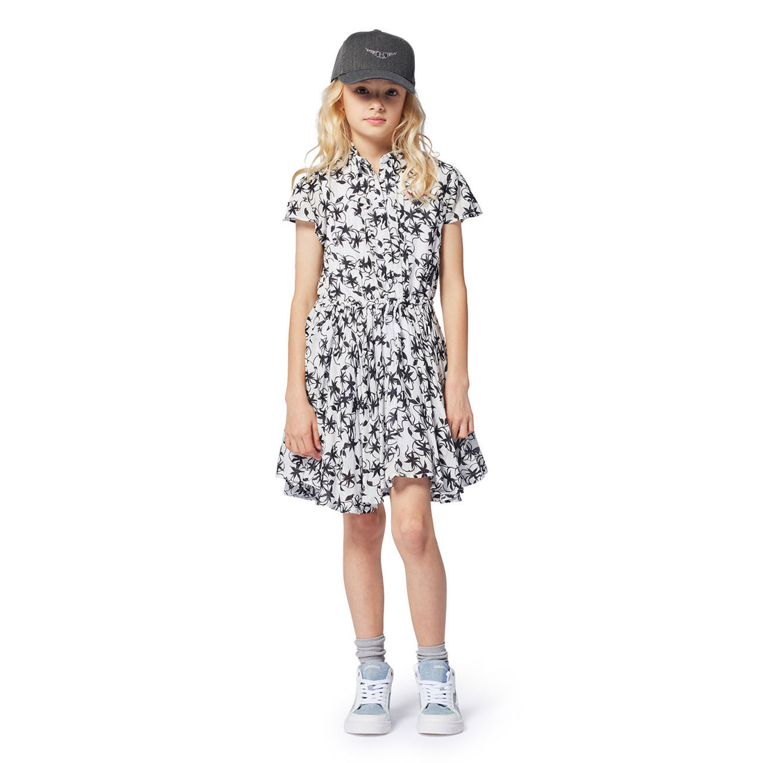 Zadig and Voltaire White Printed Dress