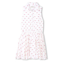 Zadig and Voltaire Off White Printed Sleeveless Dress