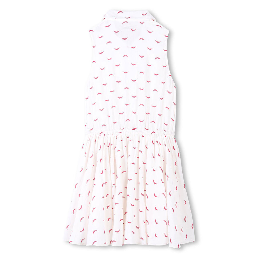 Zadig and Voltaire Off White Printed Sleeveless Dress
