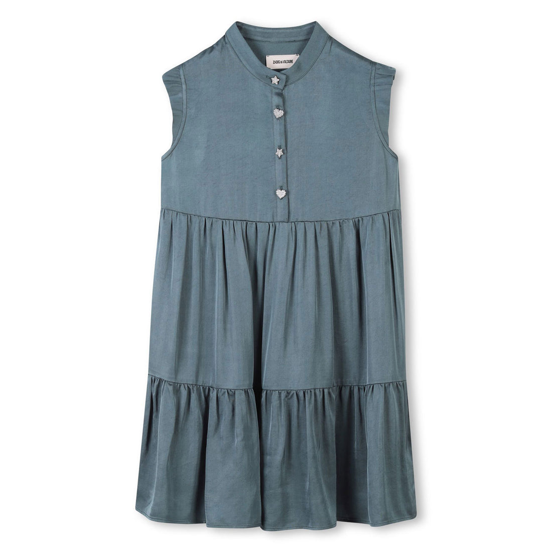 Zadig and Voltaire Medium Grey Tiered Dress