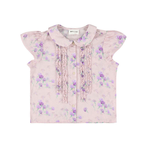Morley Purple Chrissy Print Blouse
