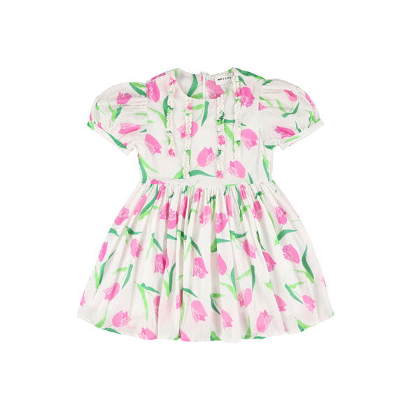 Morley White Tulip Dress