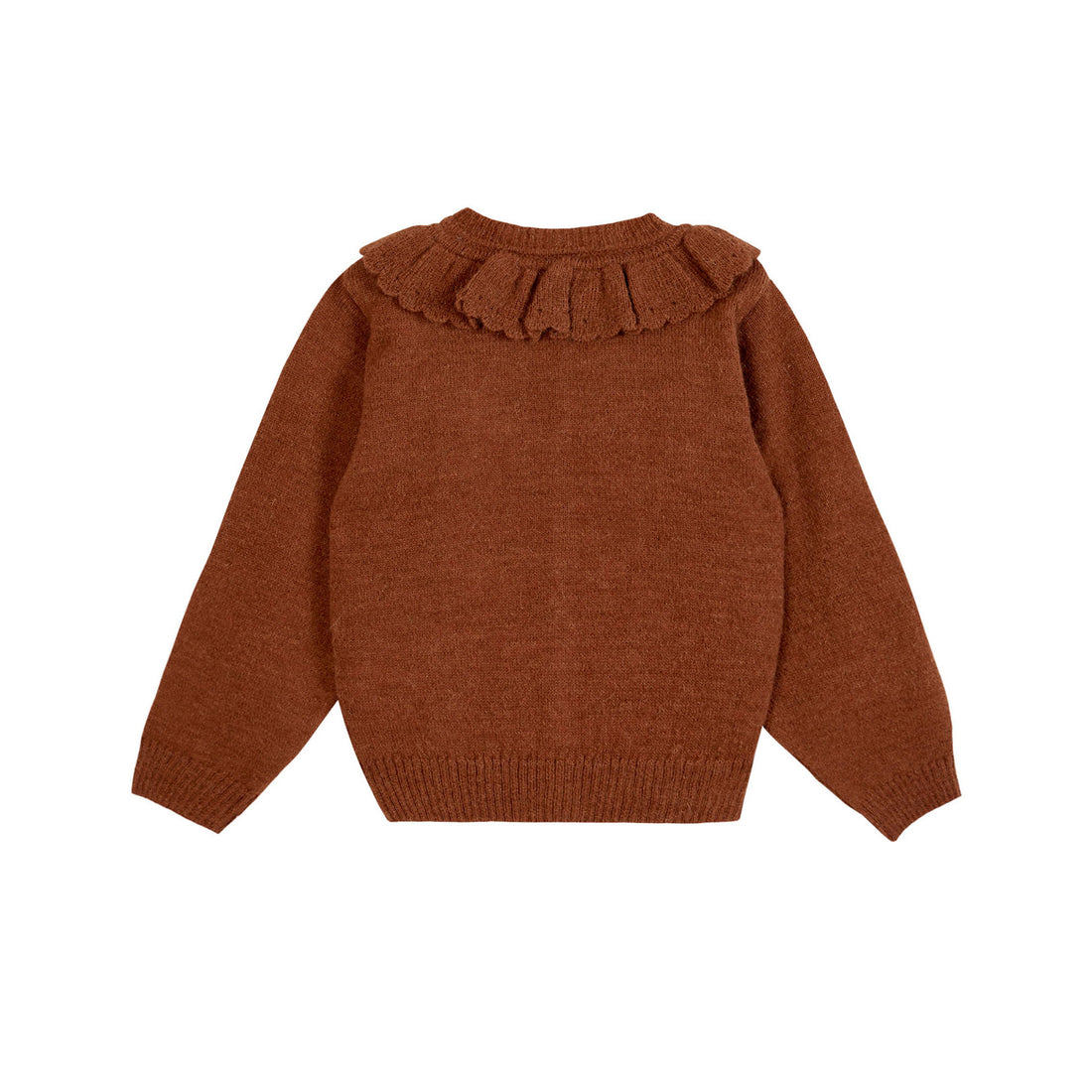 Emile et Ida Caramel Openwork Vall Cardigan