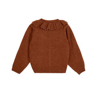 Emile et Ida Caramel Openwork Vall Cardigan