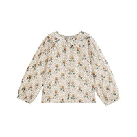 Emile et Ida Agate Flower Collar Blouse