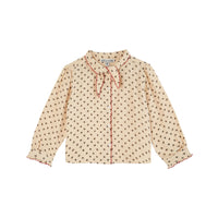 Emile et Ida Thistle Collar Tie Blouse