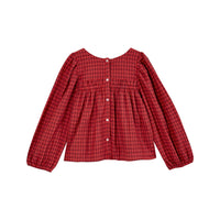 Emile et Ida Scottish Embroidered Smock Blouse