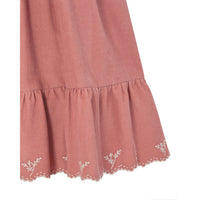Emile et Ida Flamingo Velvet Strap Dress