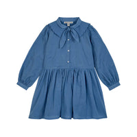 Emile et Ida Azure Mukesh Bow Tie Dress