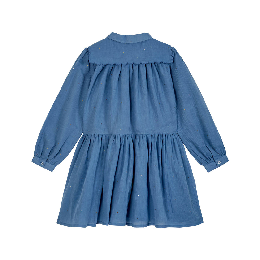 Emile et Ida Azure Mukesh Bow Tie Dress