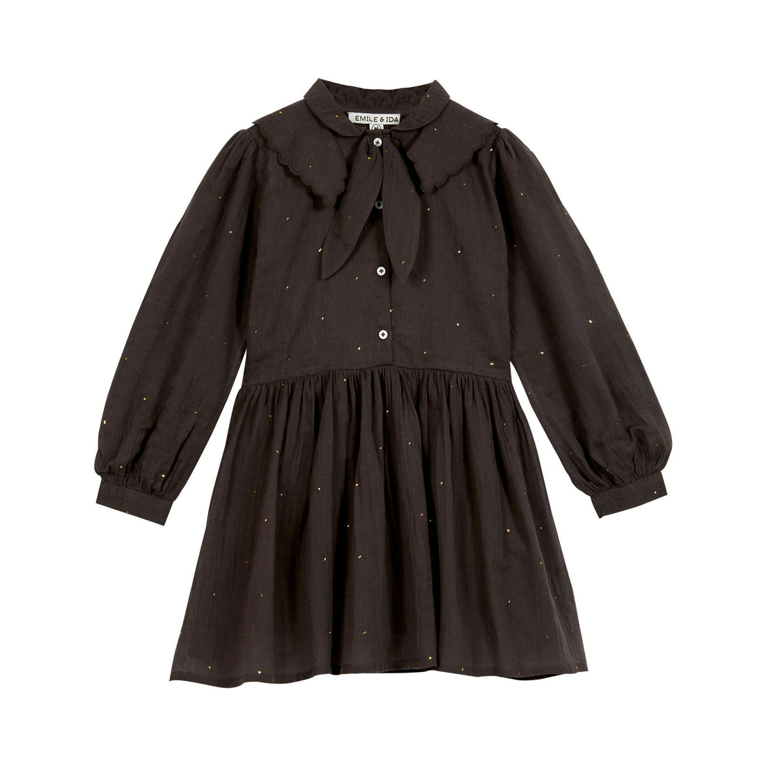 Emile et Ida Bitume Mukesh Bow Tie Dress