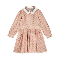 Emile et Ida Cherry Crochet Collar Dress
