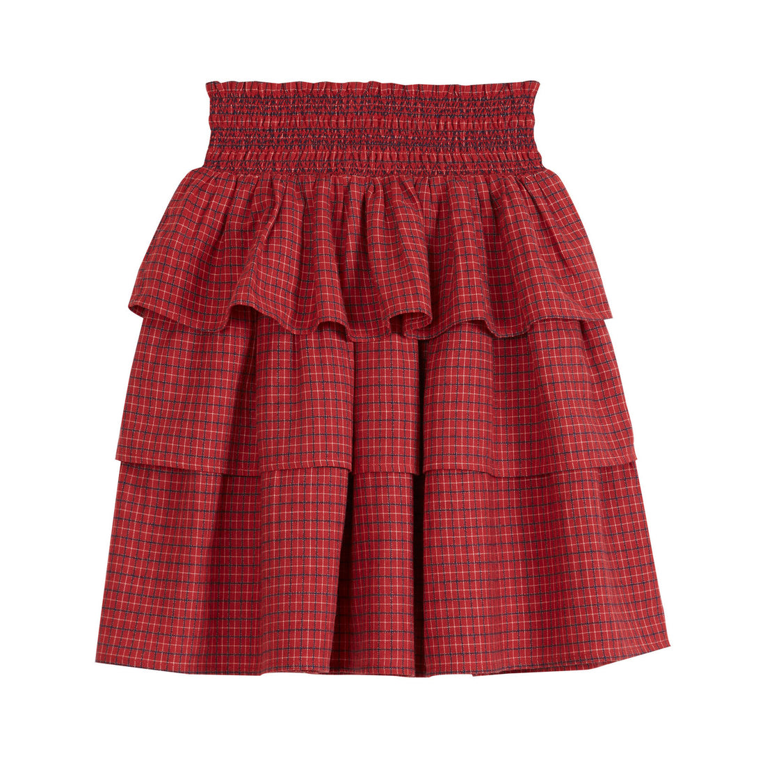 Emile et Ida Scottish Plaid Smock Skirt