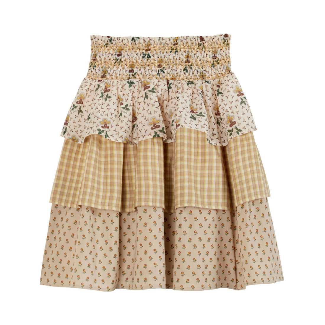 Emile et Ida Patchwork Layered Skirt