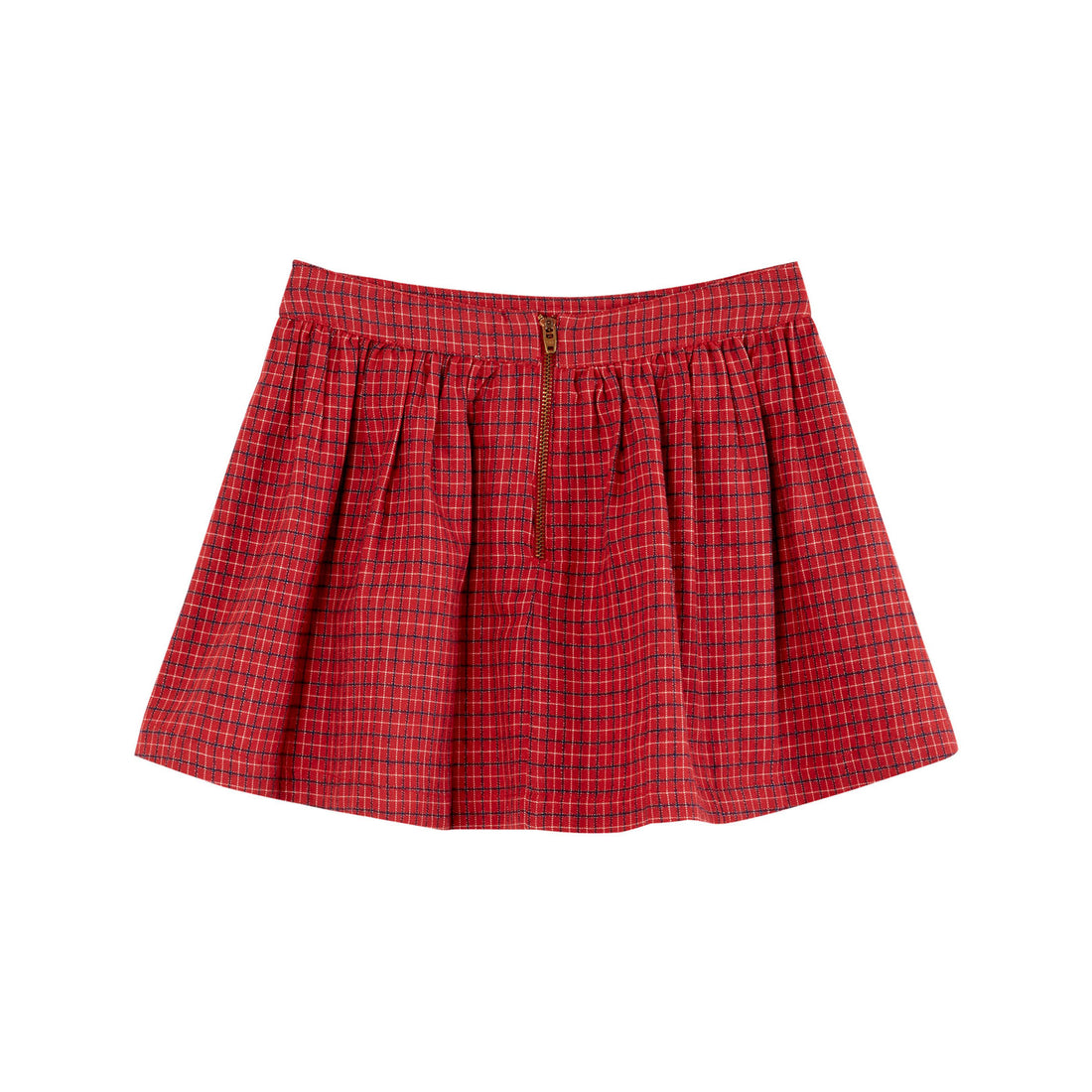 Emile et Ida Scottish Plaid Mini Skirt