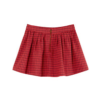 Emile et Ida Scottish Plaid Mini Skirt