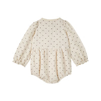 Emile et Ida Star Embroidered Smock Romper