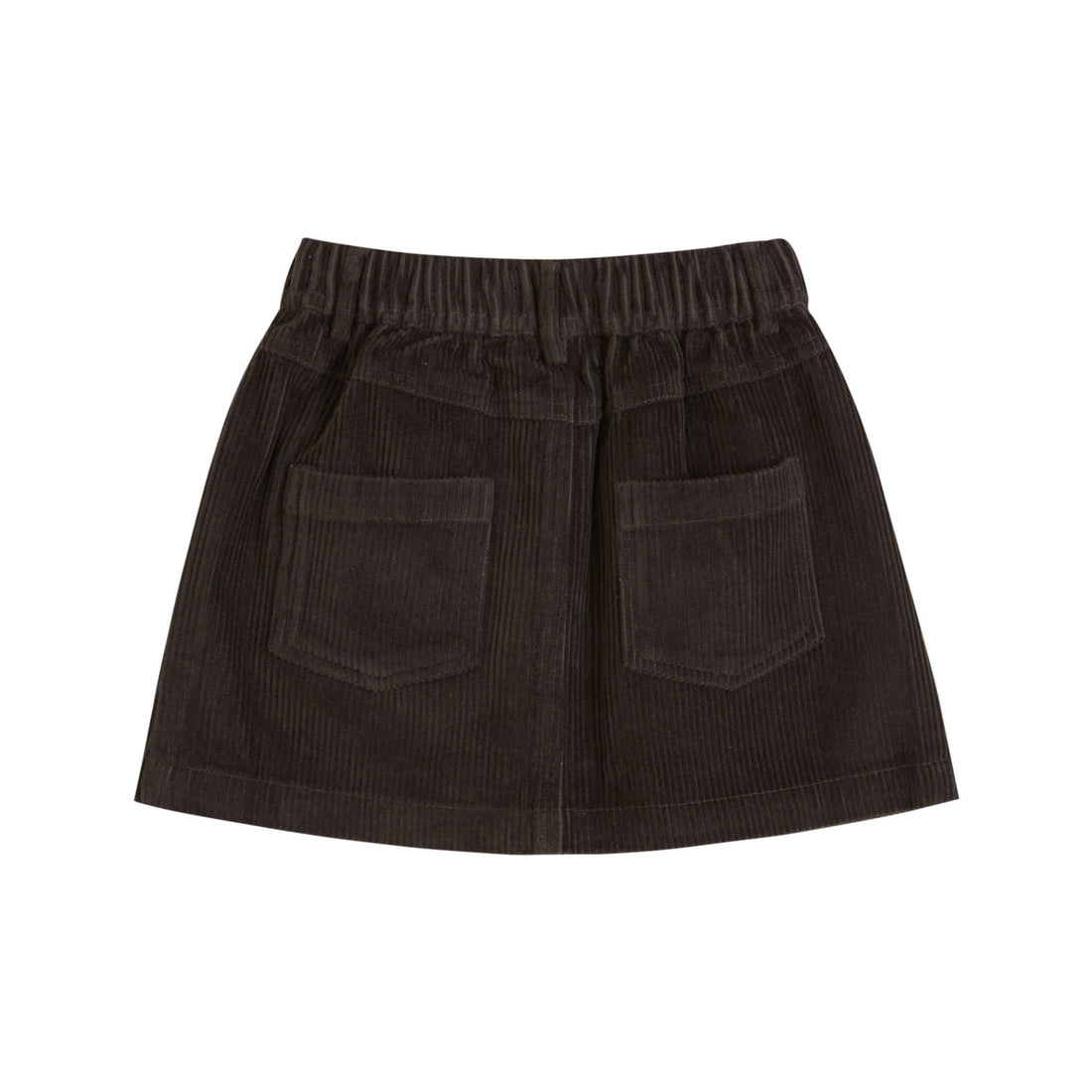 Emile et Ida Bitume Velvet Flower Pocket Skirt