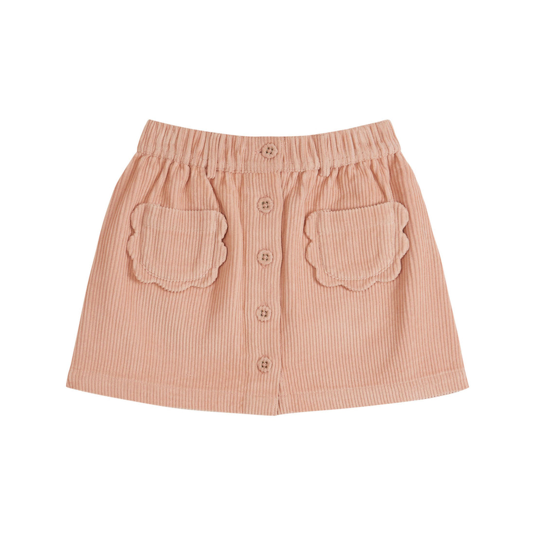 Emile et Ida Peony Velvet Flower Pocket Skirt